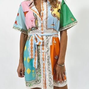 Vibrant Multicolor Mini Dress